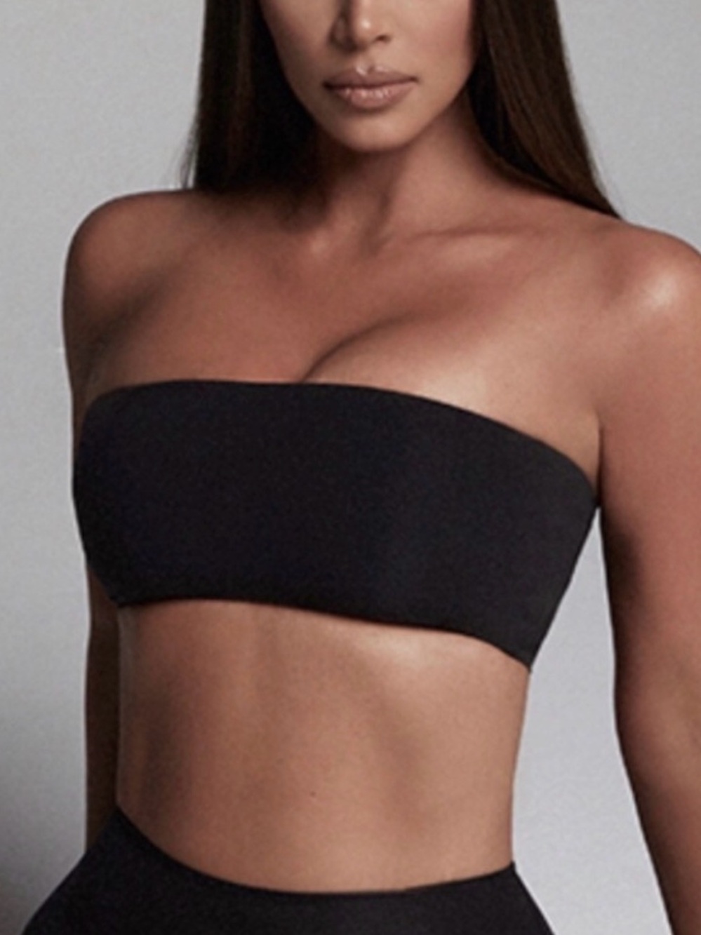 Skims Fits Everybody Bandeau | NWT | Onyx |Size Small